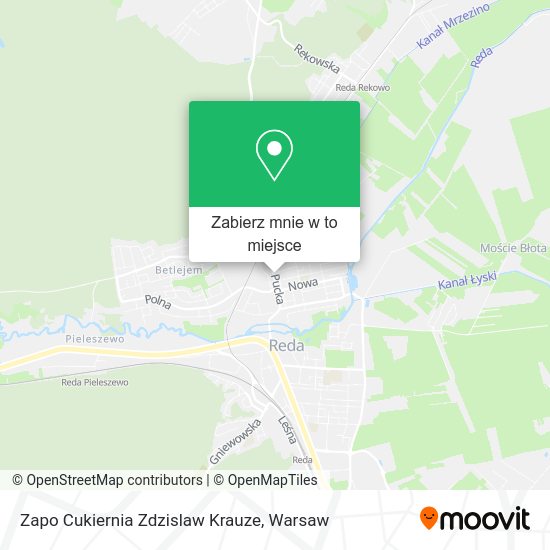 Mapa Zapo Cukiernia Zdzislaw Krauze