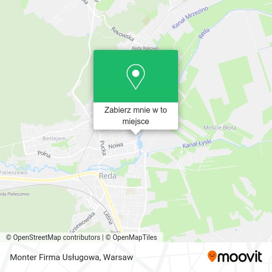 Mapa Monter Firma Usługowa