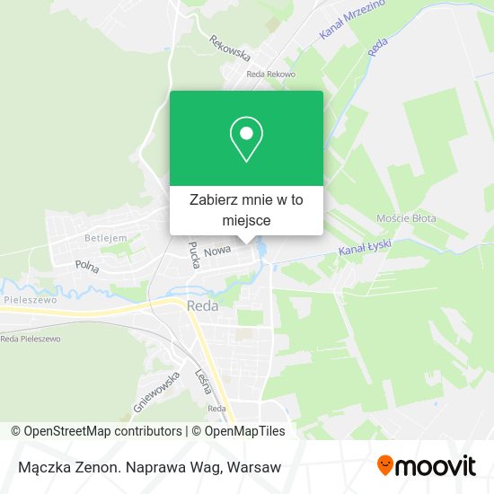 Mapa Mączka Zenon. Naprawa Wag