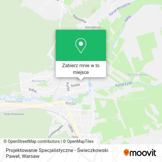 Mapa Projektowanie Specjalistyczne - Świeczkowski Paweł