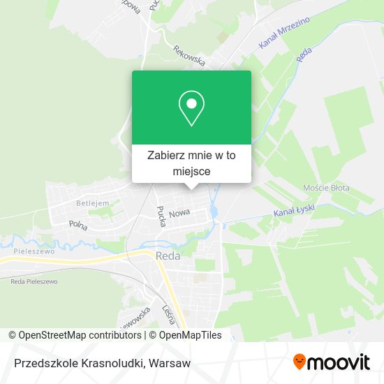 Mapa Przedszkole Krasnoludki