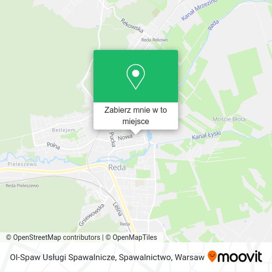 Mapa Ol-Spaw Usługi Spawalnicze, Spawalnictwo