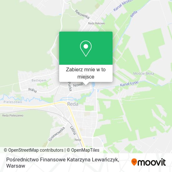 Mapa Pośrednictwo Finansowe Katarzyna Lewańczyk