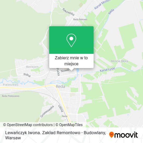 Mapa Lewańczyk Iwona. Zakład Remontowo - Budowlany