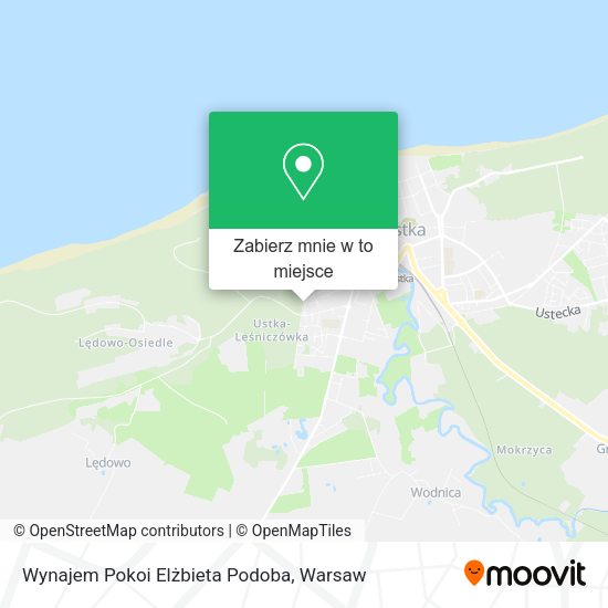 Mapa Wynajem Pokoi Elżbieta Podoba