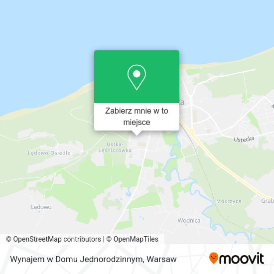 Mapa Wynajem w Domu Jednorodzinnym