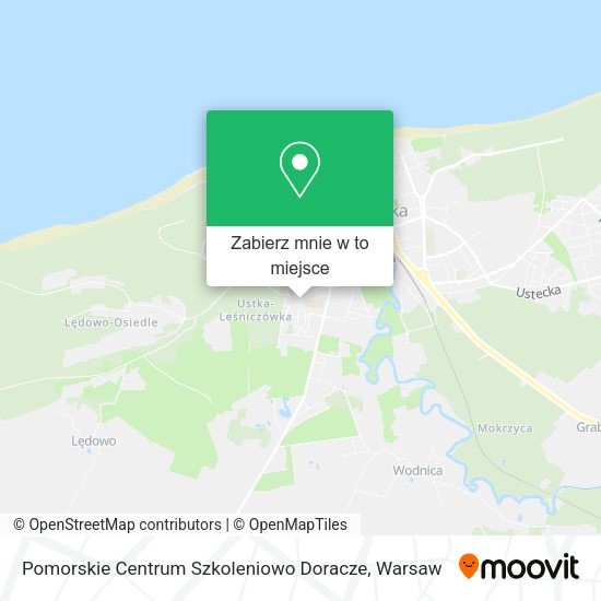 Mapa Pomorskie Centrum Szkoleniowo Doracze