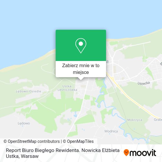 Mapa Report Biuro Biegłego Rewidenta. Nowicka Elżbieta Ustka