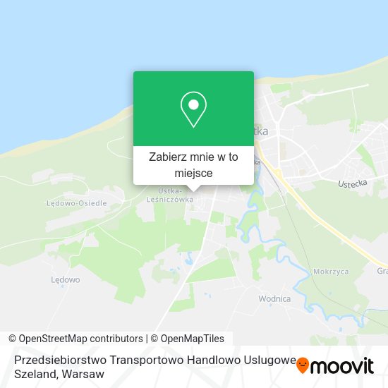 Mapa Przedsiebiorstwo Transportowo Handlowo Uslugowe Szeland