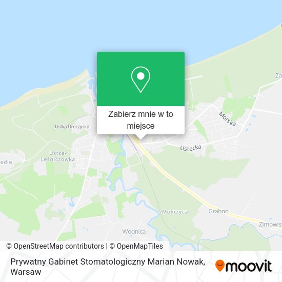 Mapa Prywatny Gabinet Stomatologiczny Marian Nowak