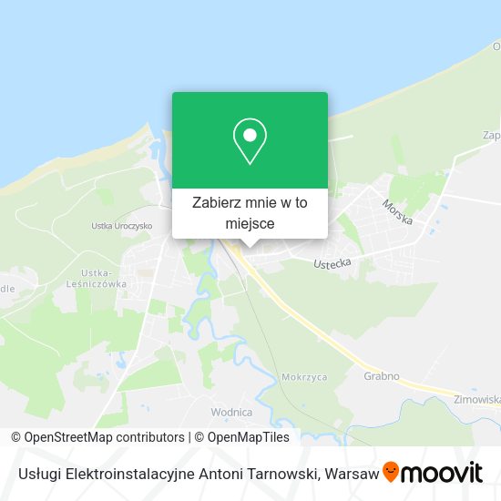 Mapa Usługi Elektroinstalacyjne Antoni Tarnowski