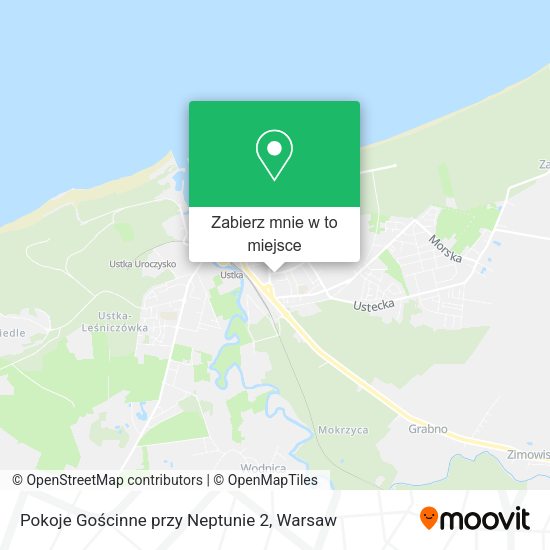 Mapa Pokoje Gościnne przy Neptunie 2