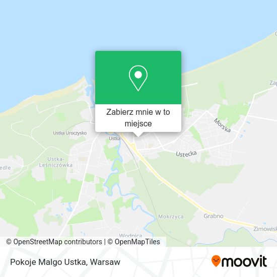 Mapa Pokoje Malgo Ustka