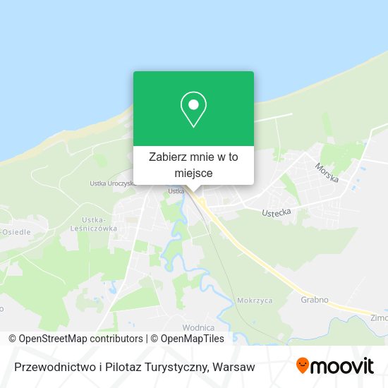 Mapa Przewodnictwo i Pilotaz Turystyczny