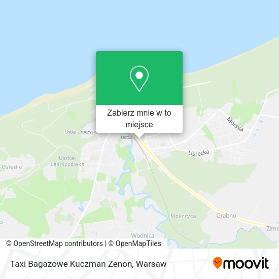 Mapa Taxi Bagazowe Kuczman Zenon