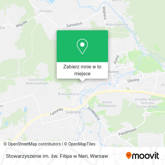 Mapa Stowarzyszenie im. św. Filipa w Neri