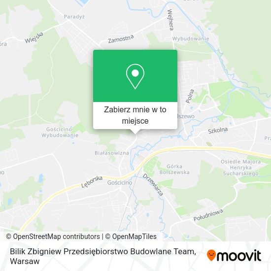 Mapa Bilik Zbigniew Przedsiębiorstwo Budowlane Team