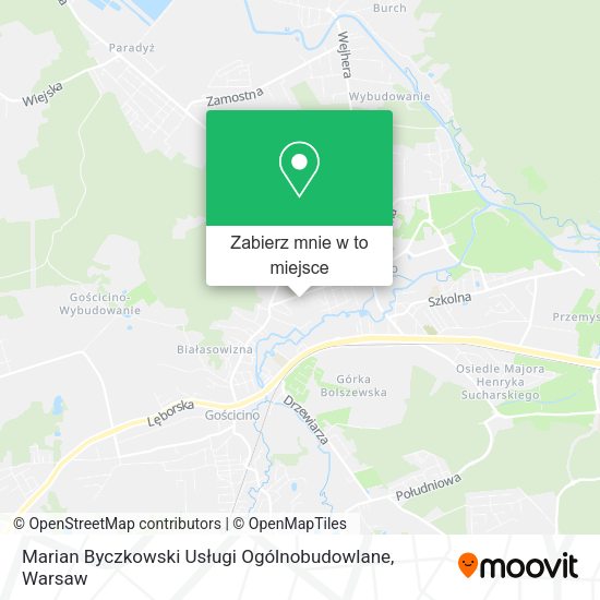 Mapa Marian Byczkowski Usługi Ogólnobudowlane