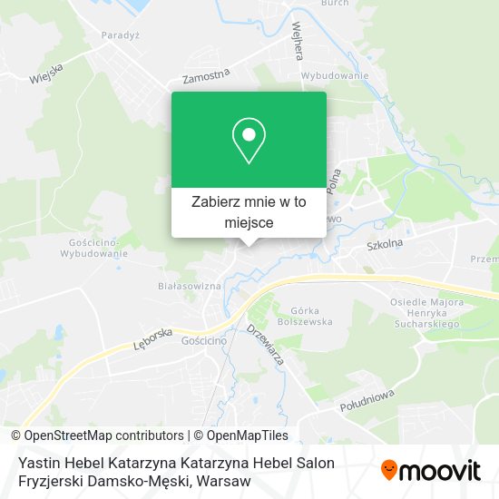 Mapa Yastin Hebel Katarzyna Katarzyna Hebel Salon Fryzjerski Damsko-Męski