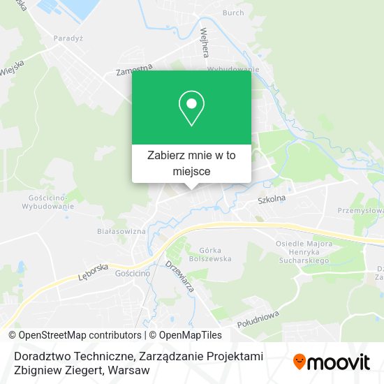 Mapa Doradztwo Techniczne, Zarządzanie Projektami Zbigniew Ziegert