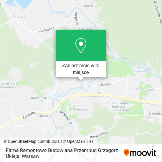 Mapa Firma Remontowo Budowlana Przembud Grzegorz Ukleja