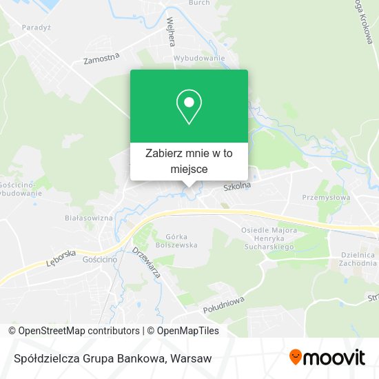 Mapa Spółdzielcza Grupa Bankowa