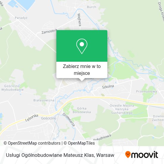 Mapa Usługi Ogólnobudowlane Mateusz Klas