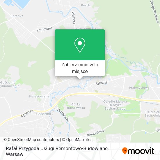 Mapa Rafał Przygoda Usługi Remontowo-Budowlane