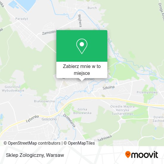 Mapa Sklep Zologiczny