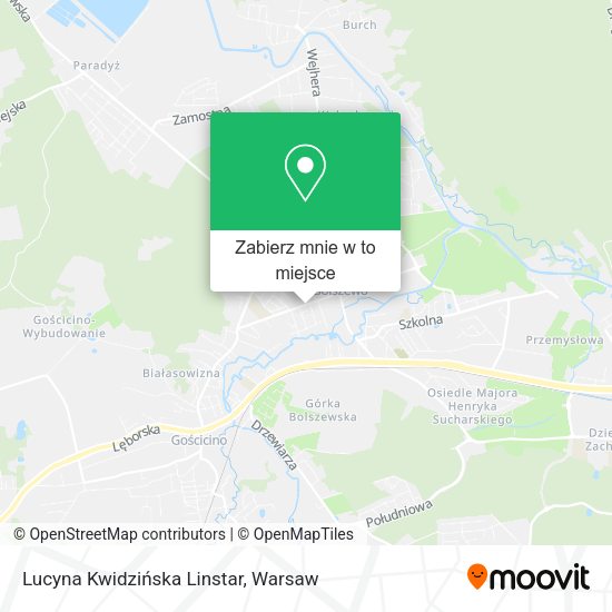 Mapa Lucyna Kwidzińska Linstar