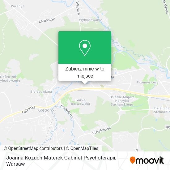 Mapa Joanna Kożuch-Materek Gabinet Psychoterapii