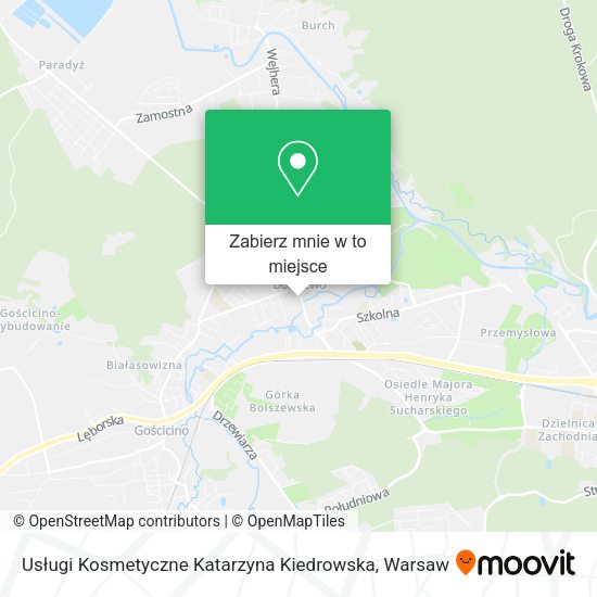 Mapa Usługi Kosmetyczne Katarzyna Kiedrowska