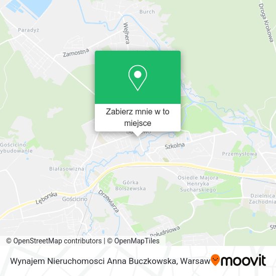 Mapa Wynajem Nieruchomosci Anna Buczkowska