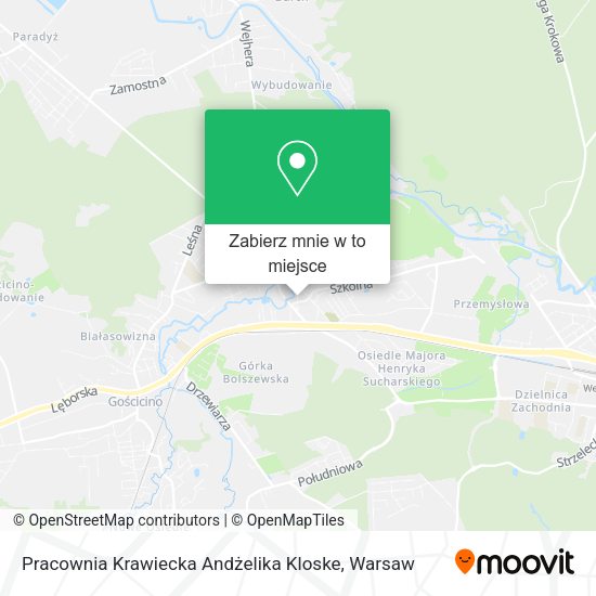 Mapa Pracownia Krawiecka Andżelika Kloske