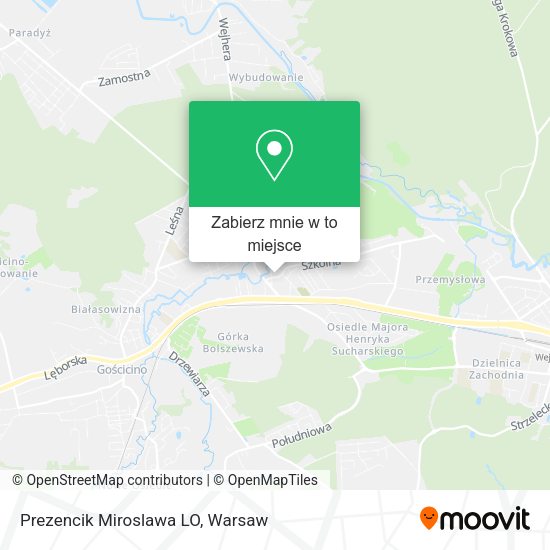 Mapa Prezencik Miroslawa LO