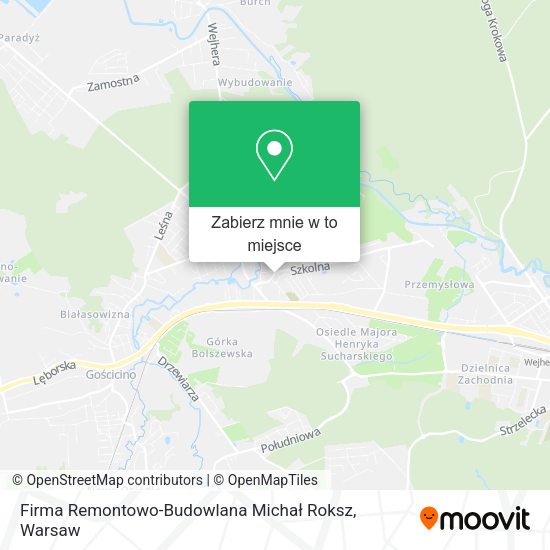 Mapa Firma Remontowo-Budowlana Michał Roksz