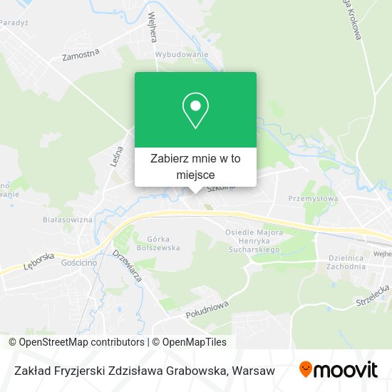 Mapa Zakład Fryzjerski Zdzisława Grabowska