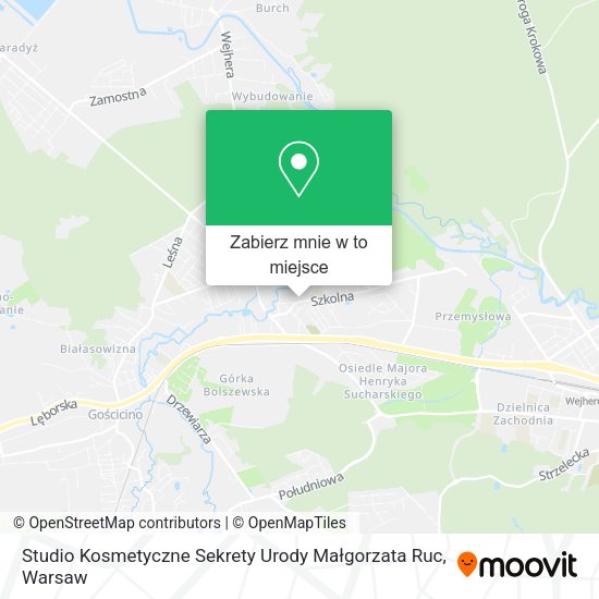 Mapa Studio Kosmetyczne Sekrety Urody Małgorzata Ruc