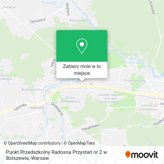 Mapa Punkt Przedszkolny Radosna Przystań nr 2 w Bolszewie