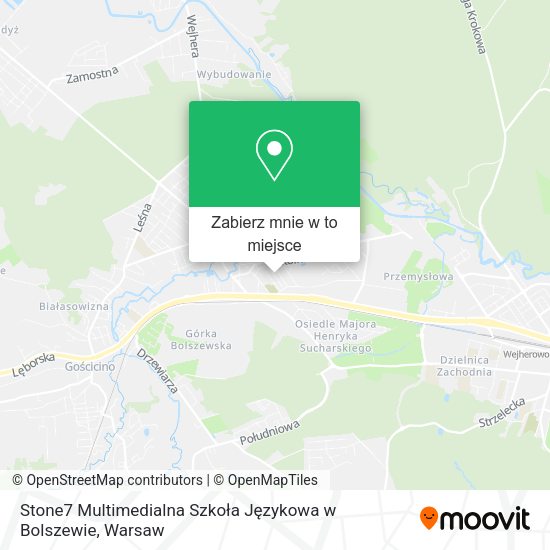 Mapa Stone7 Multimedialna Szkoła Językowa w Bolszewie