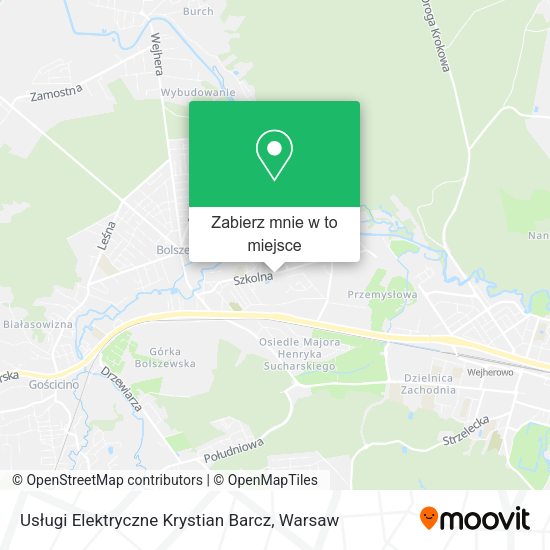 Mapa Usługi Elektryczne Krystian Barcz