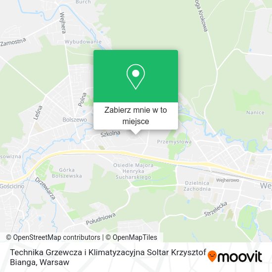 Mapa Technika Grzewcza i Klimatyzacyjna Soltar Krzysztof Bianga