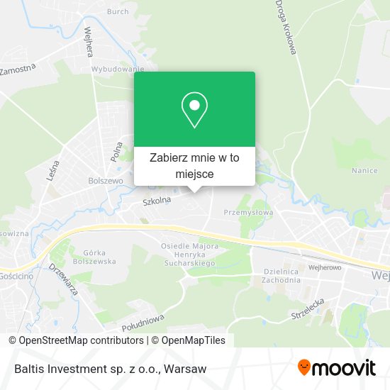 Mapa Baltis Investment sp. z o.o.