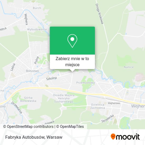 Mapa Fabryka Autobusów