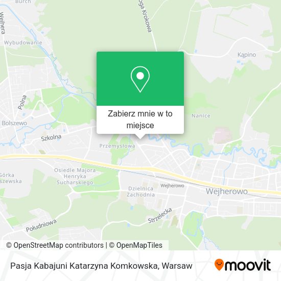 Mapa Pasja Kabajuni Katarzyna Komkowska