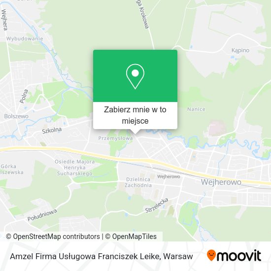 Mapa Amzel Firma Usługowa Franciszek Leike