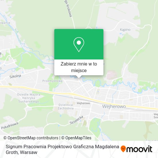 Mapa Signum Pracownia Projektowo Graficzna Magdalena Groth