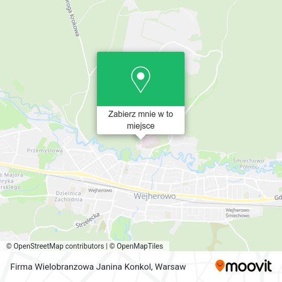 Mapa Firma Wielobranzowa Janina Konkol