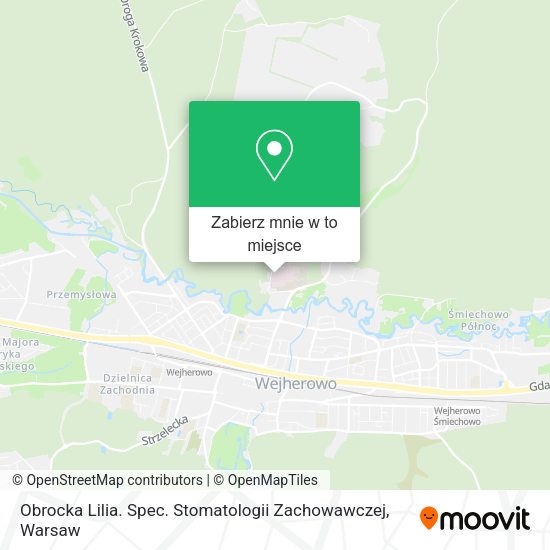 Mapa Obrocka Lilia. Spec. Stomatologii Zachowawczej