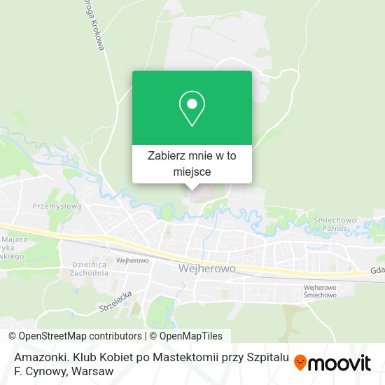 Mapa Amazonki. Klub Kobiet po Mastektomii przy Szpitalu F. Cynowy